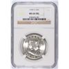 Image 1 : 1949-S FRANKLIN HALF DOLLAR, NGC MS-64 FBL  RARE!!