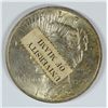 Image 1 : 1923 PEACE DOLLAR (SAVE TIME MONEY FLORDIA AIRWAYS) UNIVERSITY OF MIAMI, FL