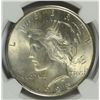 Image 2 : 1925 PEACE DOLLAR NGC MS-64