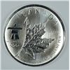Image 1 : 2008 1 OZT .999 FS CANADA MAPLE LEAF (OLYMPIC)
