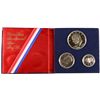 Image 3 : 1976 BICENTENNIAL PROOF AND UNCIRCULATED. 3 PIECE 40% SILVER  COIN SETS, NICE!