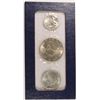 Image 7 : 1976 BICENTENNIAL PROOF AND UNCIRCULATED. 3 PIECE 40% SILVER  COIN SETS, NICE!