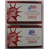 Image 1 : 2000 & 2005 SILVER PROOF SETS IN ORIGINAL PACKAGING