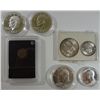 Image 2 : TWO PIECE MAC ARTHUR SILVER COIN SET, 1 PESO & 50 CENTAVOS, GEM-65,
