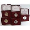 Image 3 : ( 5 ) 1982 PROOF WASHINGTON COMMEMORATIVE 90% SILVER HALF DOLLARS