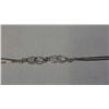 Image 2 : Sterling Silver and Cubic Zirconia Double Strand Bracelet