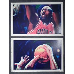Michael Jordan 2 Pc Canvas Art Printer Proof -Beninati