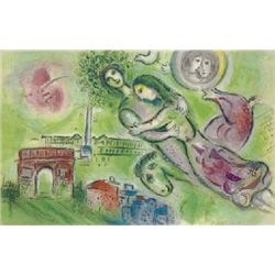 Marc Chagall Art Print Romeo and Juliet -Mourlot