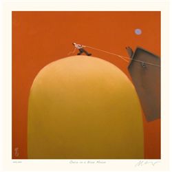 Mackenzie Thorpe 'Once in a Blue Moon'