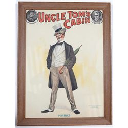 Original 1890's Uncle Tom's Cabin Lithograph Poster