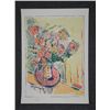 Image 1 : Wayne Ensrud Signed Proof Print Flowers on Table