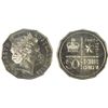 Image 1 : 2002 QEII Accession Commemorative Fifty Cent Coin - PCGS MS 67
