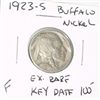 Image 1 : 1923-S *EXTREMELY RARE KEY DATE* BUFFALO NICKEL RED BOOK VALUE $100.00+ *NICE EARLY FINE GRADE*!!