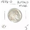 Image 1 : 1928-D BUFFALO NICKEL RED BOOK VALUE $3.00+ *NICE EARLY VERY GOOD GRADE*!! BUFFALO NICKEL CAME OUT O