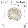 Image 1 : 1923-S *EXTREMELY RARE KEY DATE* BUFFALO NICKEL RED BOOK VALUE $8.00+ *NICE EARLY GOOD GRADE*!!