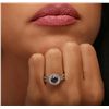Image 1 : 18KT White Gold 0.84ct Black Diamond Ring