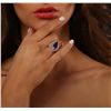 Image 2 : 14KT Rose Gold 2.87ct Tanzanite and Diamond Ring