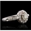 Image 5 : 14KT White Gold 1.63ctw Diamond Ring