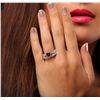 Image 1 : 14KT White Gold 1.62ct Ruby and Diamond Wedding Set