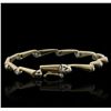 Image 5 : 14KT Yellow Gold 0.20ctw Diamond Bracelet