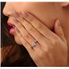 Image 1 : 14KT White Gold 0.54ct GIA Certified Diamond Ring