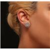 Image 2 : 14KT White Gold 2.58ctw Diamond Earrings