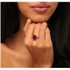 Image 1 : 14KT Yellow Gold 5.74ct Ruby and Diamond Ring