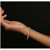 Image 3 : 14KT Yellow Gold 1.11ctw Diamond Bangle