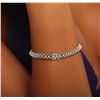 Image 3 : 14KT White Gold 1.13ctw Diamond Tennis  Bracelet