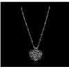 Image 4 : 18KT White Gold 2.25ctw Diamond Pendant