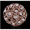 Image 4 : 14KT Rose Gold 2.04ctw Diamond Ring