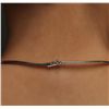 Image 3 : 18KT White Gold 6.14ctw Diamond Necklace