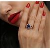 Image 1 : 14KT Yellow Gold 2.33ct Tanzanite and Diamond Ring