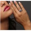 Image 1 : 14KT White Gold 1.51ct Tanzanite and Diamond Ring