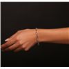 Image 2 : 14KT Yellow Gold 5.36ctw Tanzanite and Diamond Bracelet