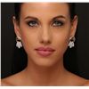 Image 1 : 18KT Yellow Gold 3.84ctw Diamond Earrings
