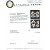 Image 6 : 18KT Yellow Gold 3.84ctw Diamond Earrings