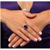 Image 1 : 14KT Two-Tone Gold 6.57ct Tanzanite and Diamond Ring