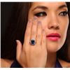 Image 3 : 14KT Two-Tone Gold 6.57ct Tanzanite and Diamond Ring