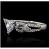 Image 5 : 18KT White Gold 1.65ctw Diamond Ring