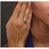 Image 3 : 14KT White Gold 1.31ct Tanzanite and Diamond Ring