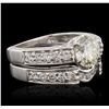 Image 5 : Platinum 2.95ctw Diamond Ring