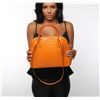 Image 3 : Hermes Orange Ostrich Bolide Handbag Tote