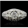 Image 4 : 18KT White Gold 1.96ctw Diamond Ring