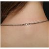 Image 3 : Platinum 2.98cts Diamond Brooch/Pendant With Chain