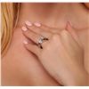 Image 2 : Platinum 0.97ctw Diamond Ring Wedding Set