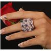 Image 2 : 14KT White Gold 2.83ctw Sapphire and Diamond Ring