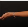 Image 3 : 14KT Yellow Gold 12.90ctw Ruby and Diamond Bracelet