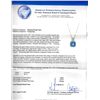 Image 6 : 14KT White Gold 4.60ct Tanzanite and Diamond Pendant with Chain