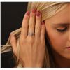 Image 2 : 14KT White Gold 1.68ctw Diamond Wedding Ring